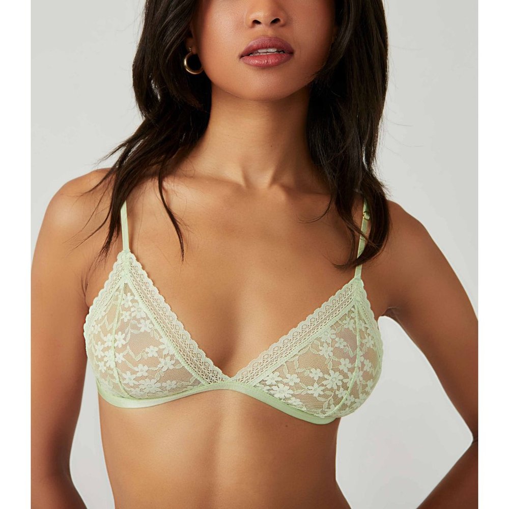 🆕 FREE PEOPLE Daisy Lace Bralette / Lime Sorbetto